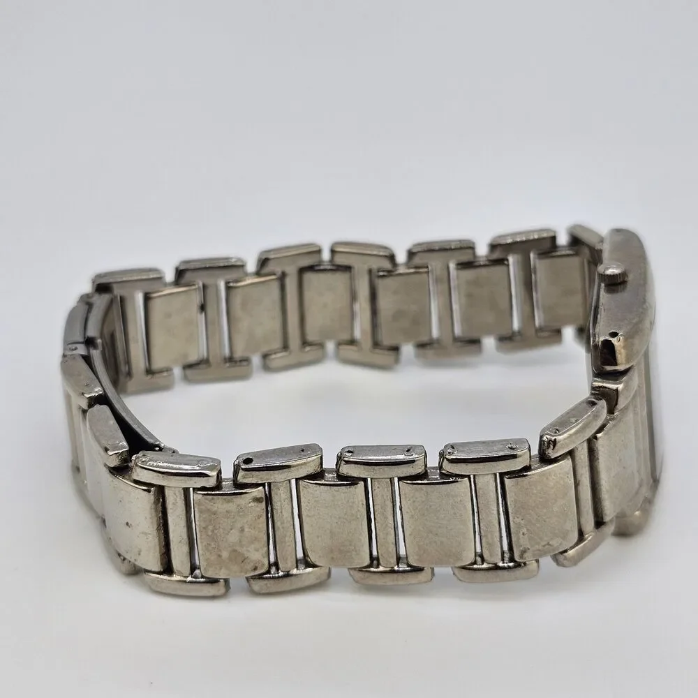 Women's Watch 28MM Black‎ Dial Gray Bracelet Band 8